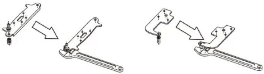 WINIA WRNH295W - Inversion du sens d'ouverture des portes - 6