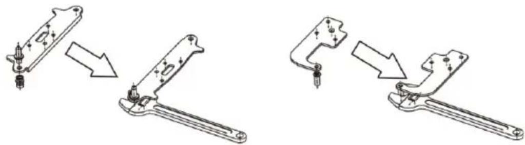 WINIA WRNH295S - Inversion du sens d'ouverture des portes - 8