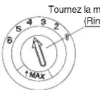 WINIA WMW13M1WW - Régler le compartiment à produit de rinceage - 1