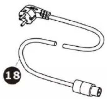 Antari W515D - W-515D Bedienelemente - 2