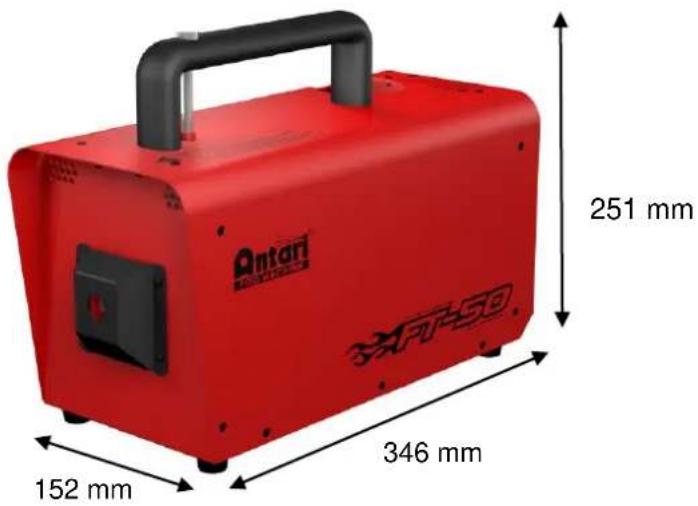 Antari SPT-50 152 mm 346 mm 251 mm
