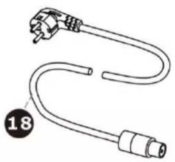 Antari W530D - W-515D Bedienelemente - 2