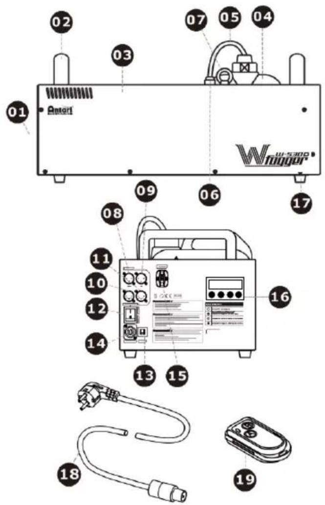 Antari W530D - W-530D External View - 1