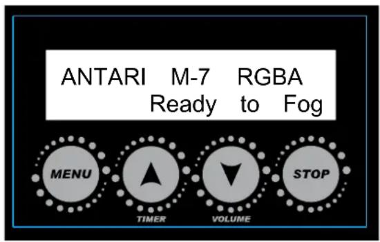 Antari M7X - Panneau de contrôle - 1