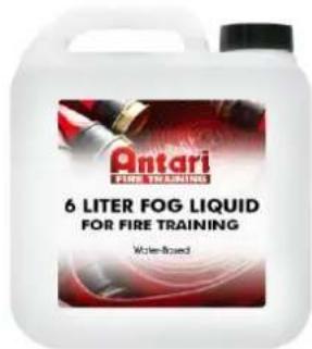 Antari FUEL & Training 6 LITER FOG LIQUID FOR FIRE TRAINING Water-Boxed