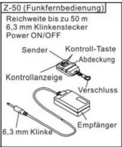 Antari Z800 MK2 - Bedienung über eine Fernbedienung - 3