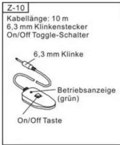Antari Z800 MK2 - Bedienung über eine Fernbedienung - 1