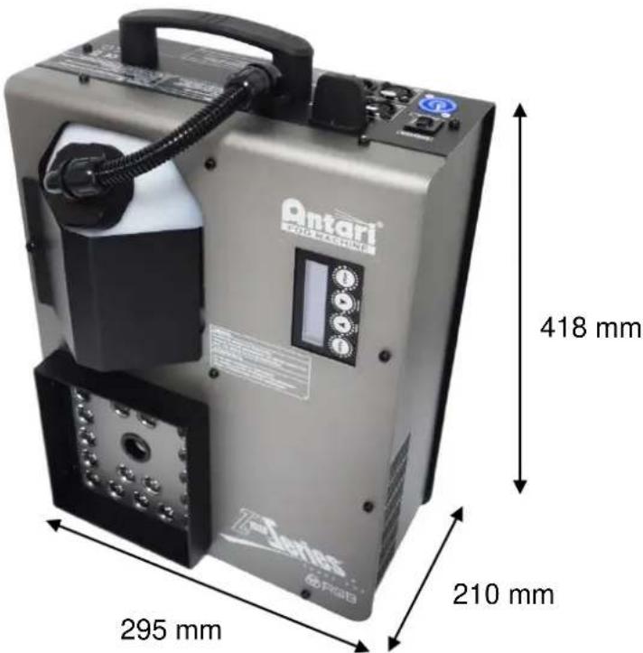 Antari Z1520 - Geräteabmessungen - 1