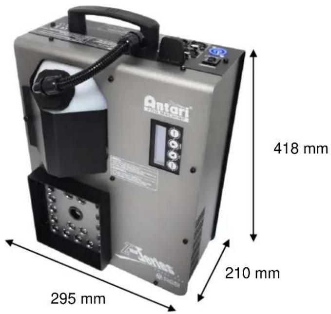 Antari Z1520 - Product Dimensions - 1