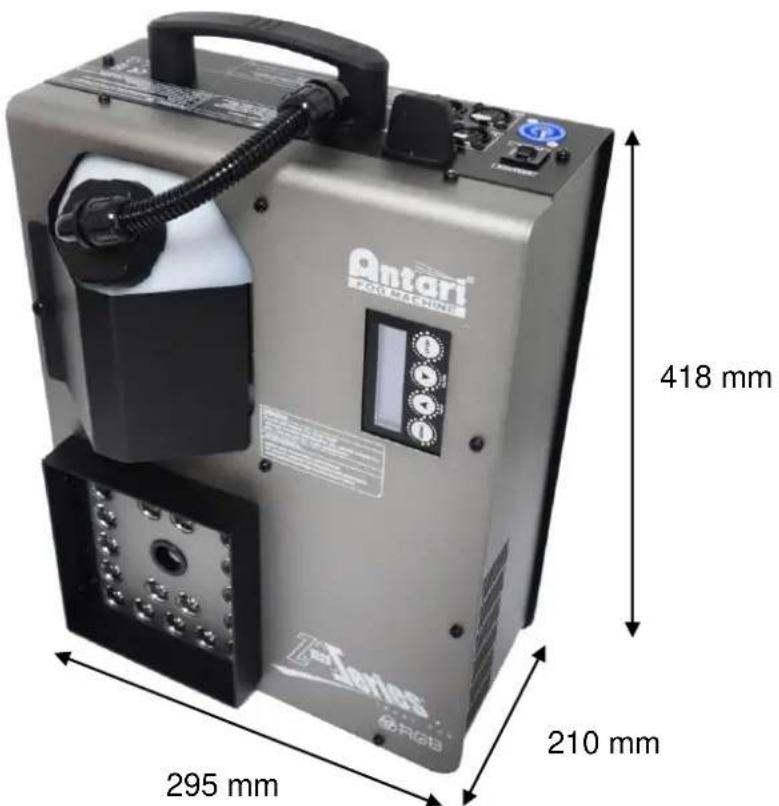 Antari Z1520 - 機器尺寸 - 1