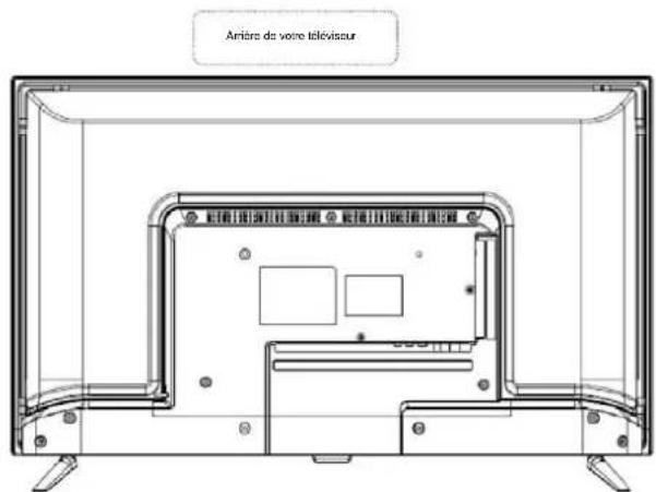 POLAROID TVSAND32HDPR02 - MONTAGE MURAL - 1