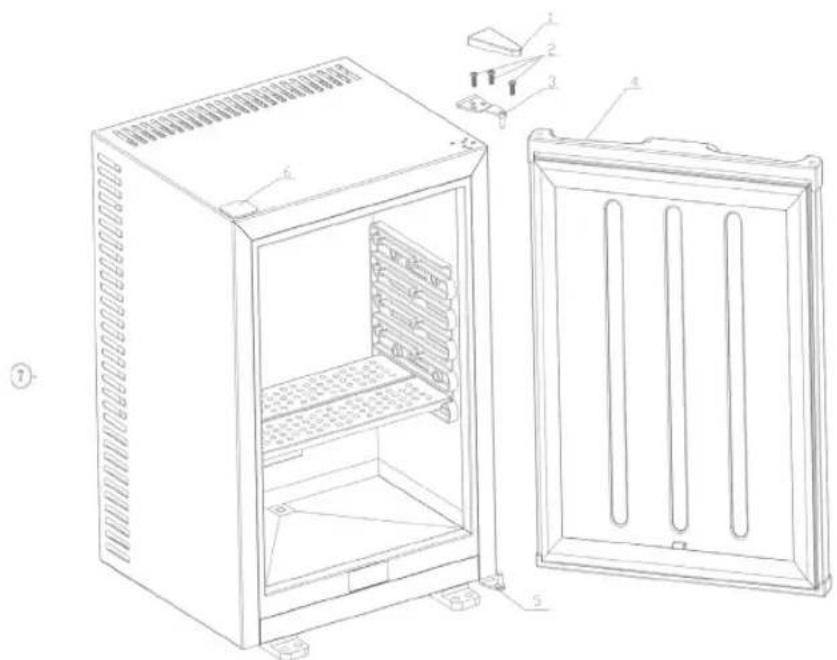 BRANDY BEST Silentpro35 - Changement de la porte réversible - 1