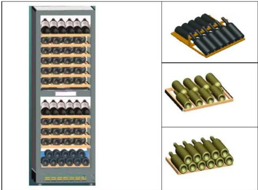 LE CHAI PRO91BA - Modell PRO91BA, dual zone, 97 flaschen max - 1