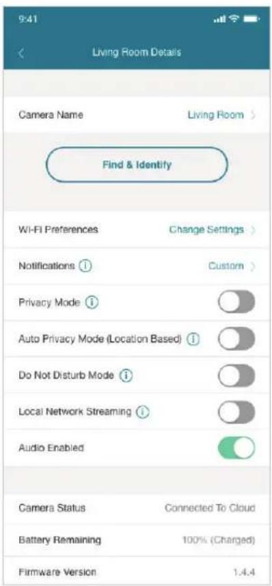 Ooma SmartCam - Filtre de la chronologie - 1