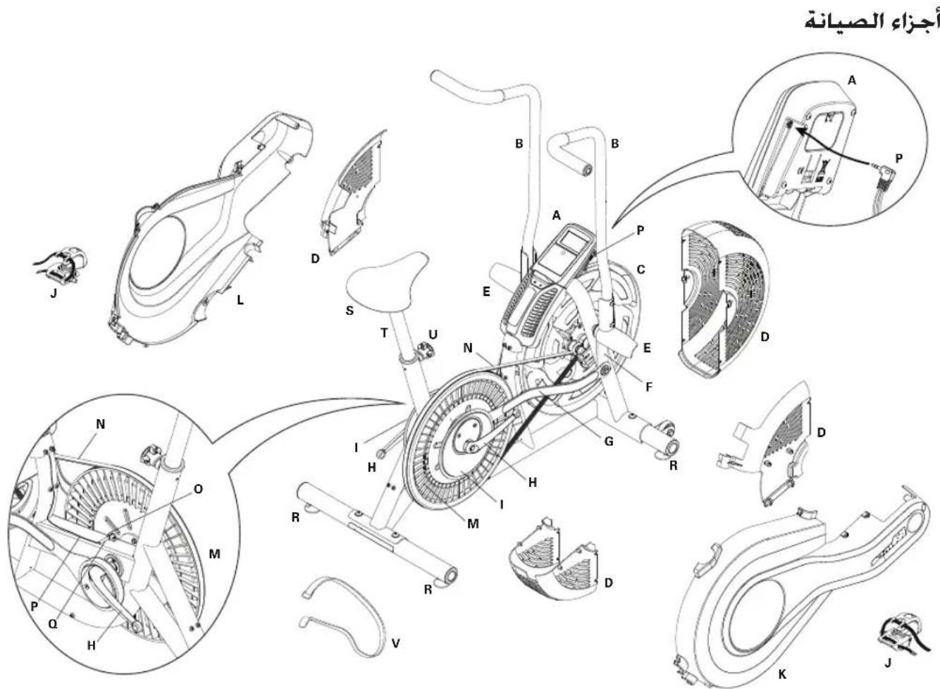 Schwinn AD2i - LCD بيانات شاشة العرض - 7
