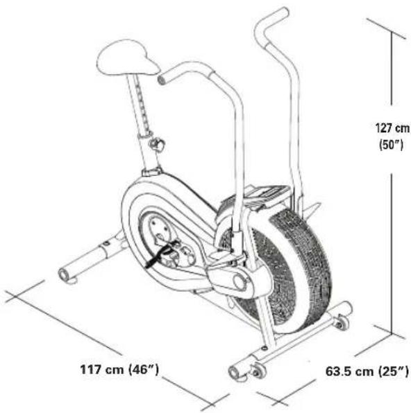Schwinn AD2i - رقعات السلامات التجذيرية والرقم المسلسل - 2