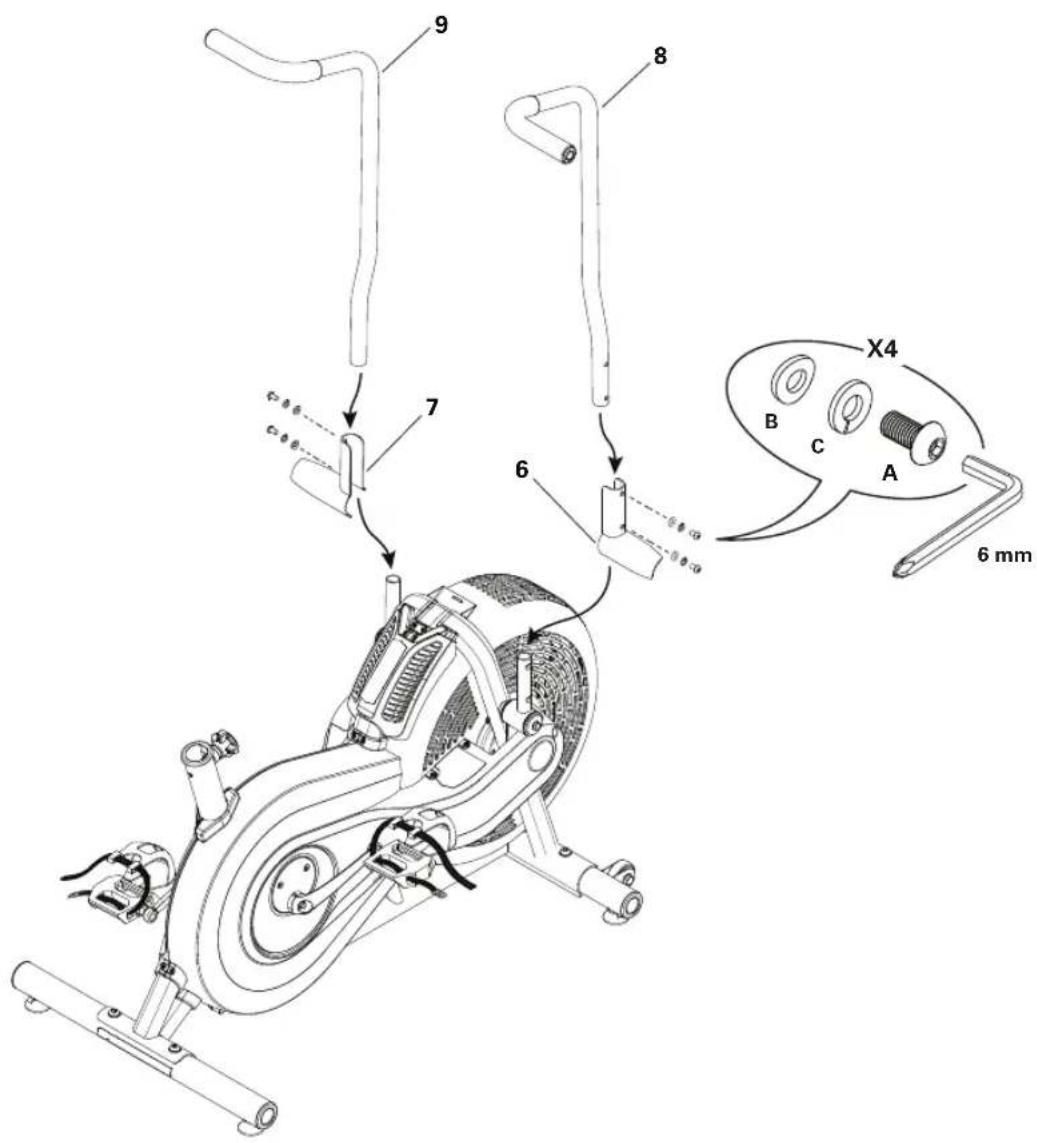 Schwinn AD2i - رقعات السلامات التجذيرية والرقم المسلسل - 16