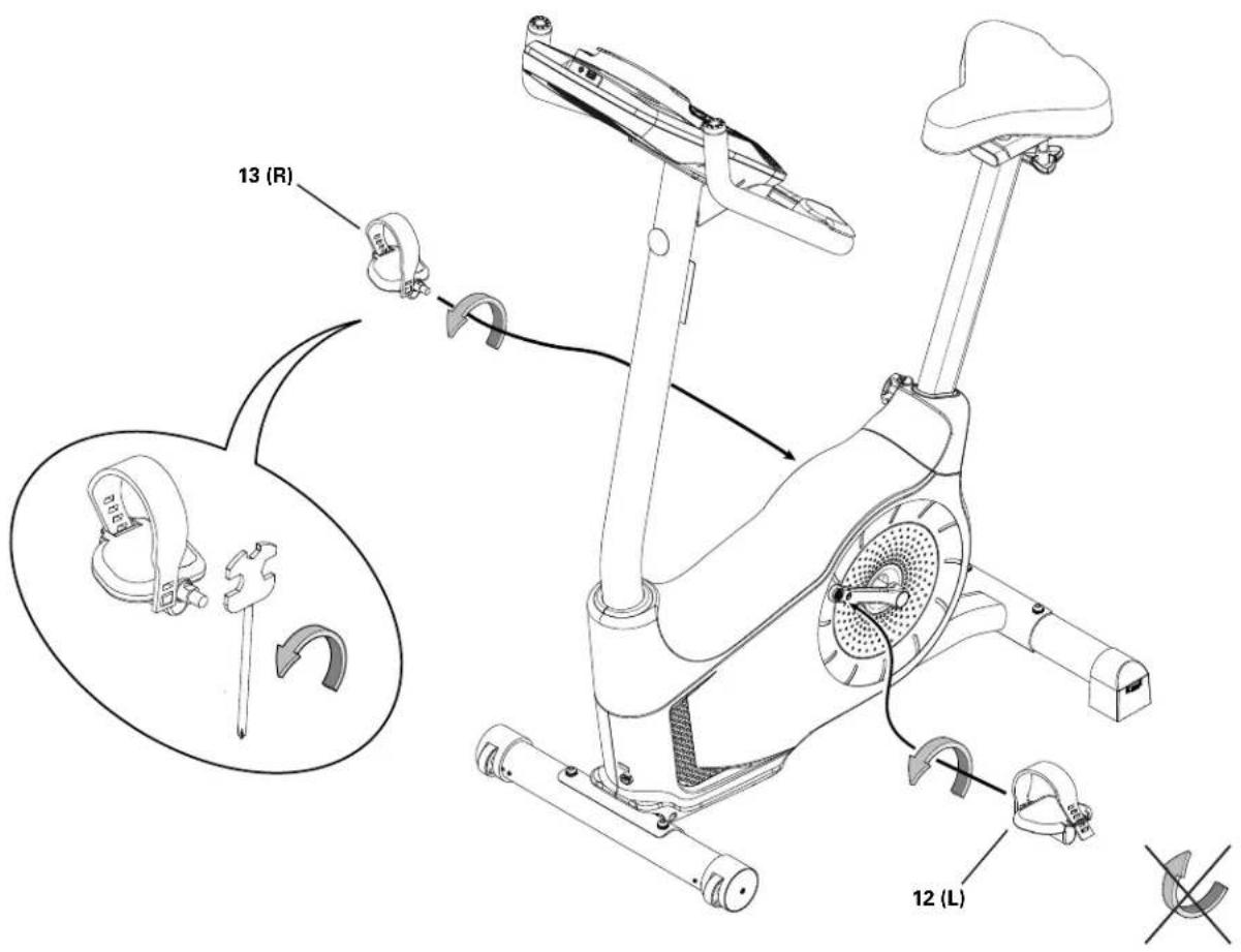 Schwinn 170i - Installez les pédales - 1