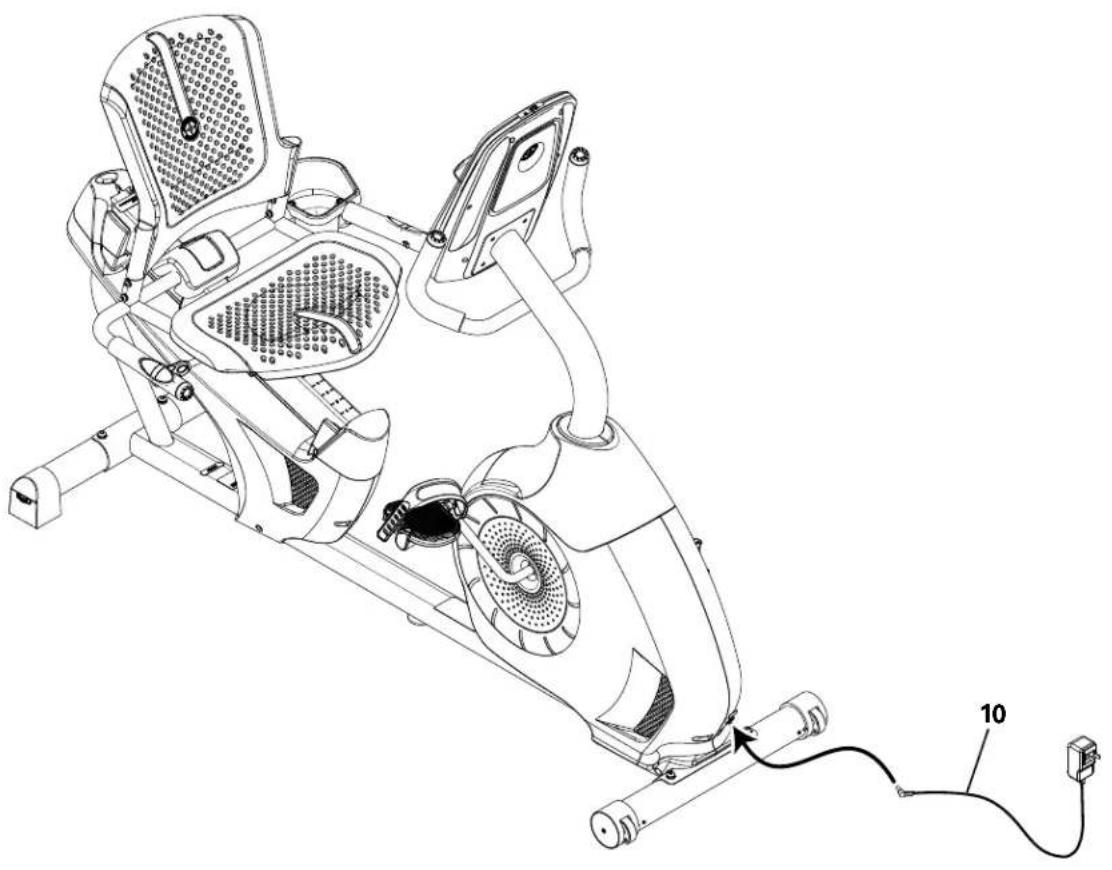 Schwinn 230i - Arrimage des pédales au cadre - 3