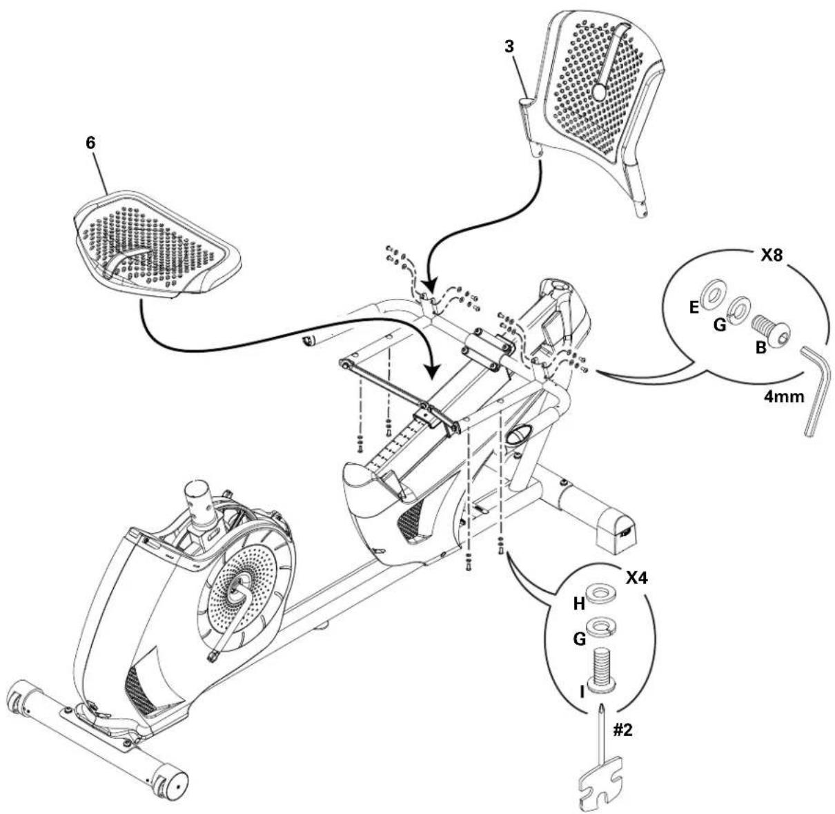 Schwinn 230i - Arrimez le châssis du siècle à son rail - 2