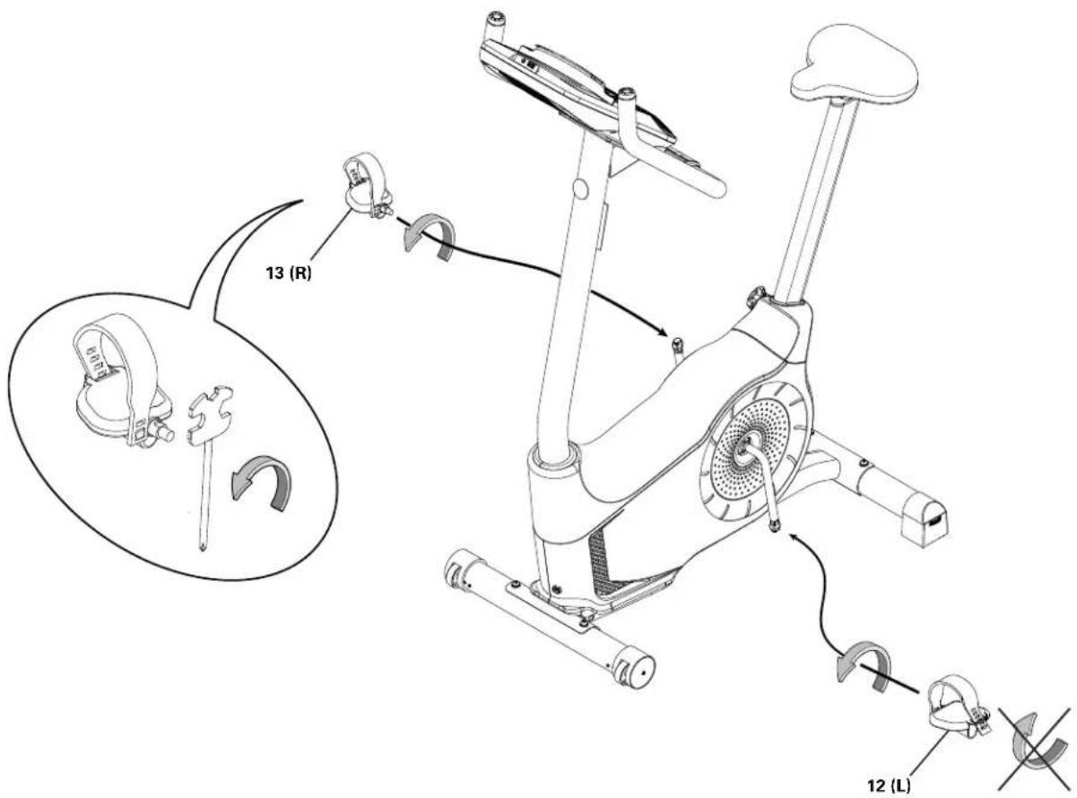 Schwinn 510U - Installez les pédales - 1