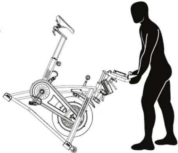 Schwinn 800IC - Comment déplacer et ranger la machine - 4