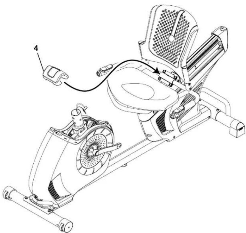 Schwinn 570R - Arrimage du cache au cadre - 1