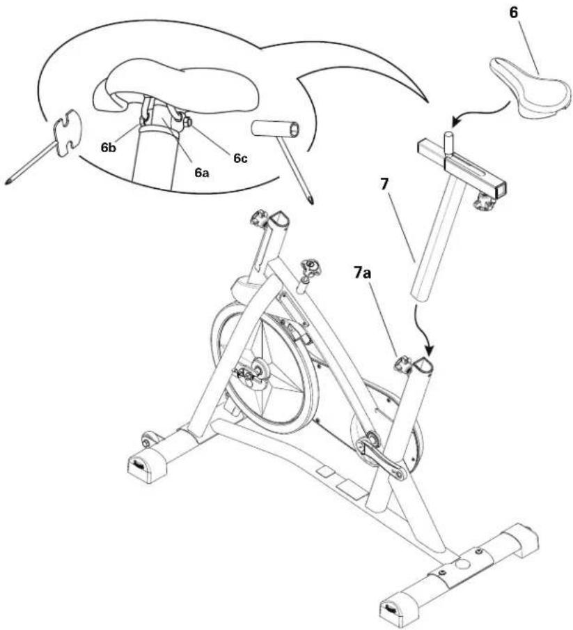 Schwinn IC2 I - Arrimez les stabilisateurs au cadre - 2