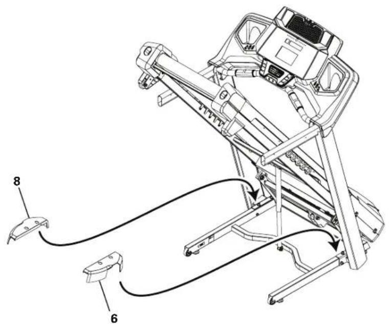 Schwinn 570T - Connectez les câbles e/s et arrimez la console au châssis - 4
