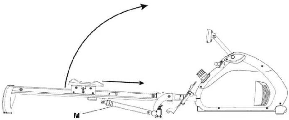 Schwinn Rower - Comment déplacer et ranger la machine - 3