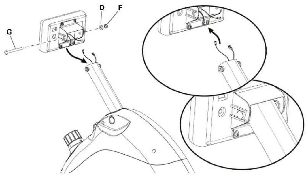 Schwinn Rower - Installer la console sur le tube - 1
