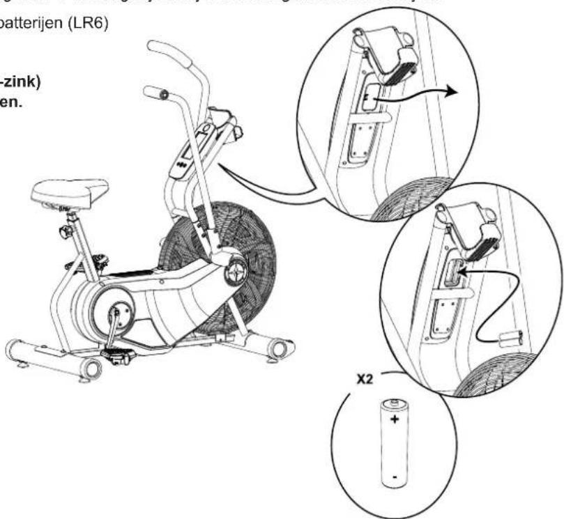 Schwinn AD6 - Het verwangen van de consolebatterijen - 2