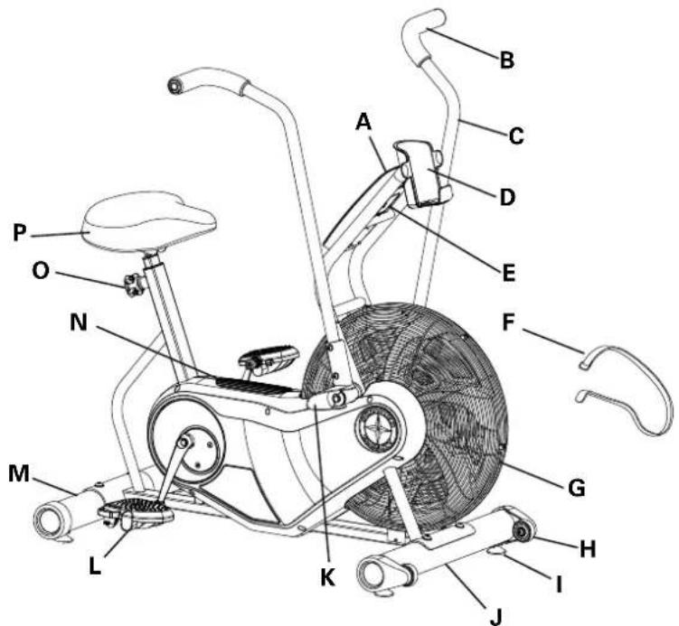 Schwinn AD6 - Niveau de l'appareil - 2