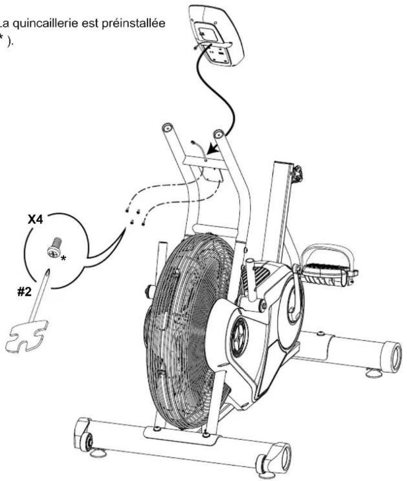 Schwinn AD6 - Branchez le câble et fixez la console - 2