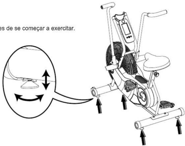 Schwinn AD6 - Nivelamento daquina - 2