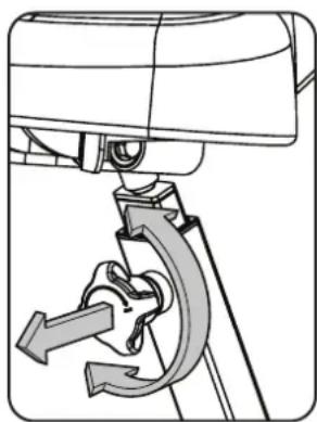 Schwinn AD6 - Regolazione del sedile - 2