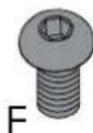Schwinn AD6 - KIT de quincaillerie - 5