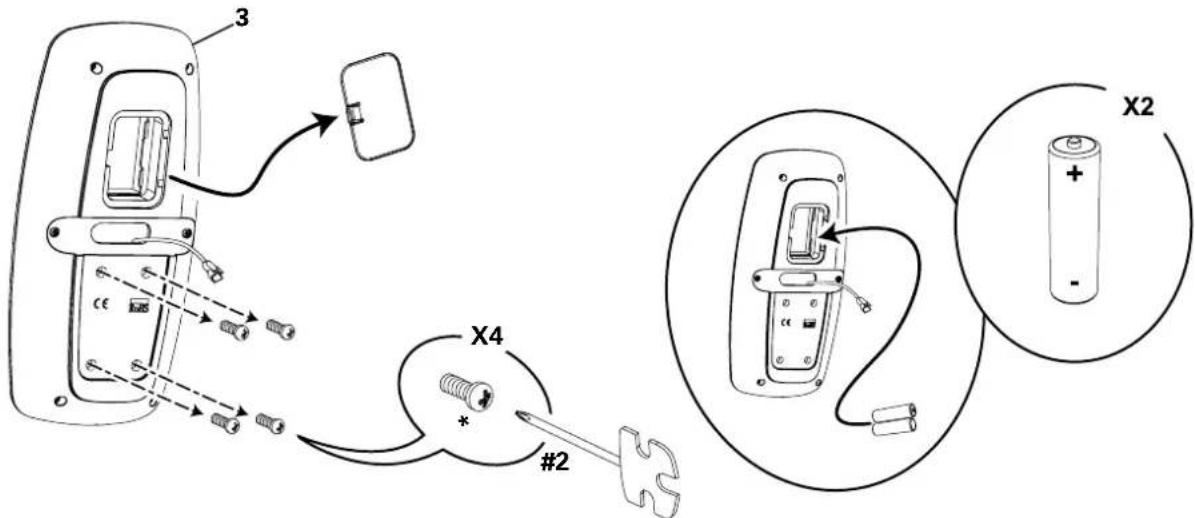 Schwinn AD6 - Remove Hardware and Install Batteries into Console - 2
