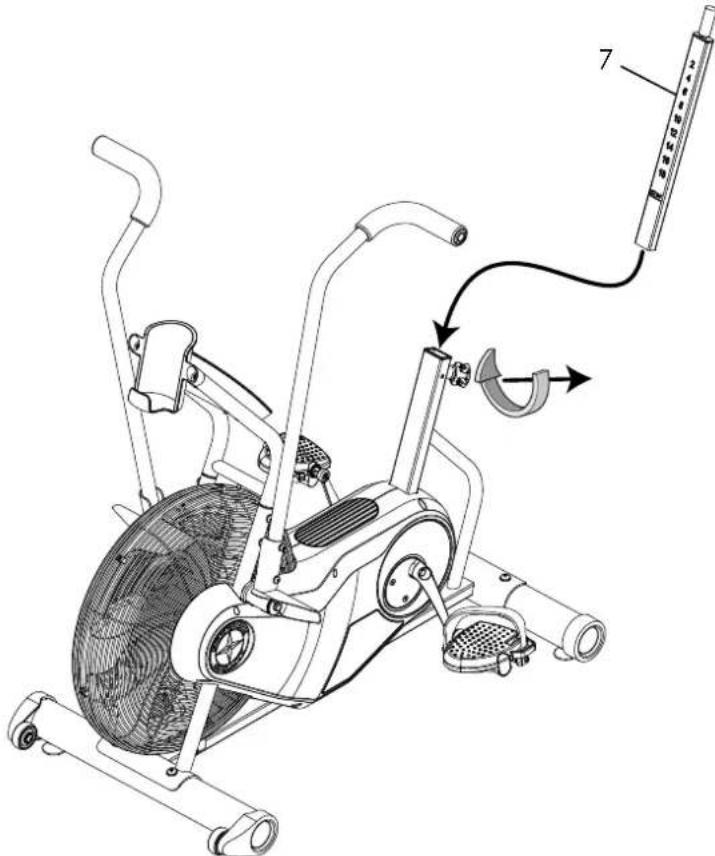 Schwinn AD6 - Branchez le câble et fixez la console - 5