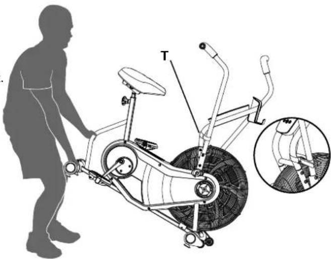 Schwinn AD6 - Het toestel verplaatsen - 2
