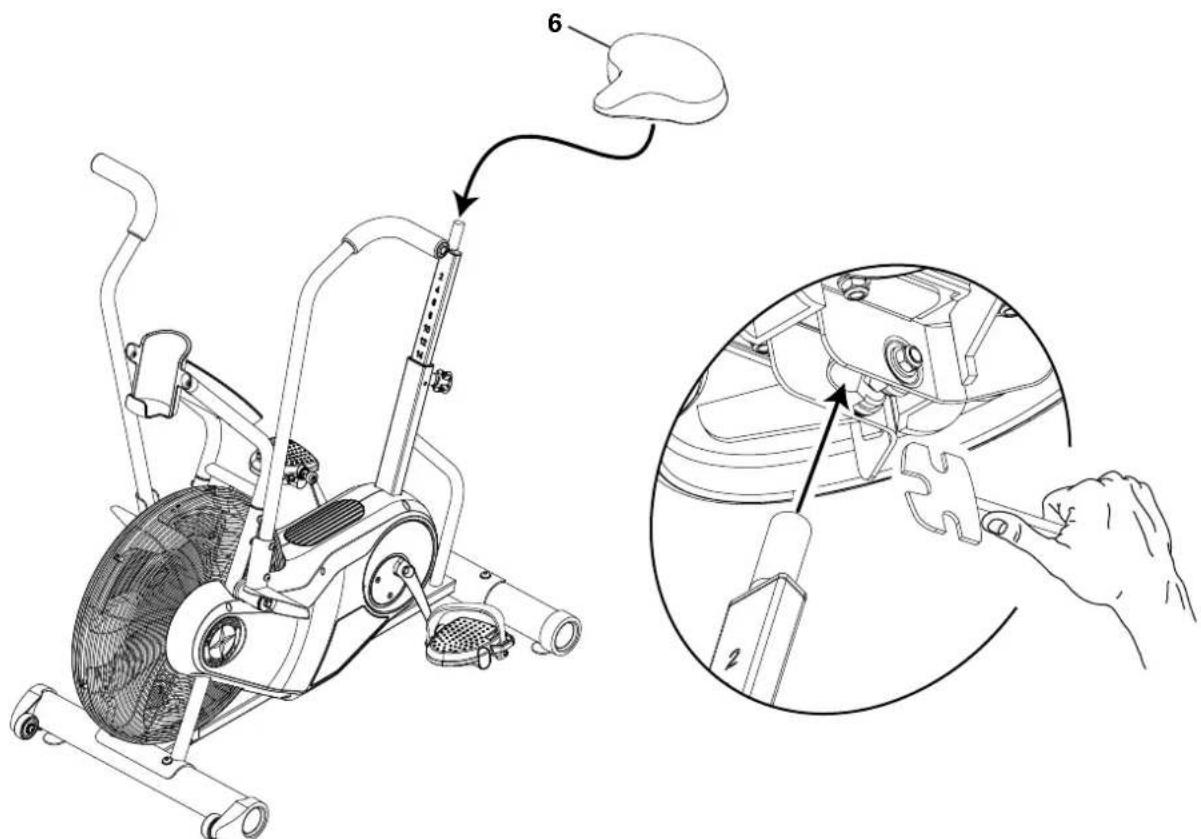 Schwinn AD6 - Fixez le siège sur le cadre - 1