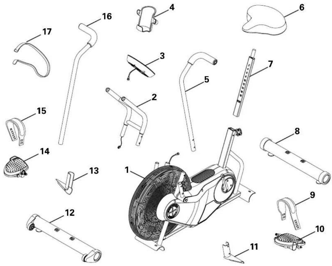 Schwinn AD6 - VITERIA E ATTREZZI INCLUSI - 1
