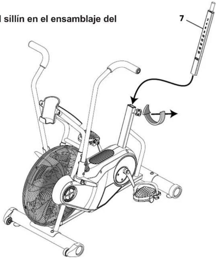 Schwinn AD6 - Acople los estribos y los brazos del manubrio al ensamblaje del armazón - 2