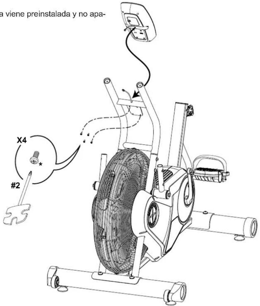 Schwinn AD6 - Conecte el cable y acople la consola - 2