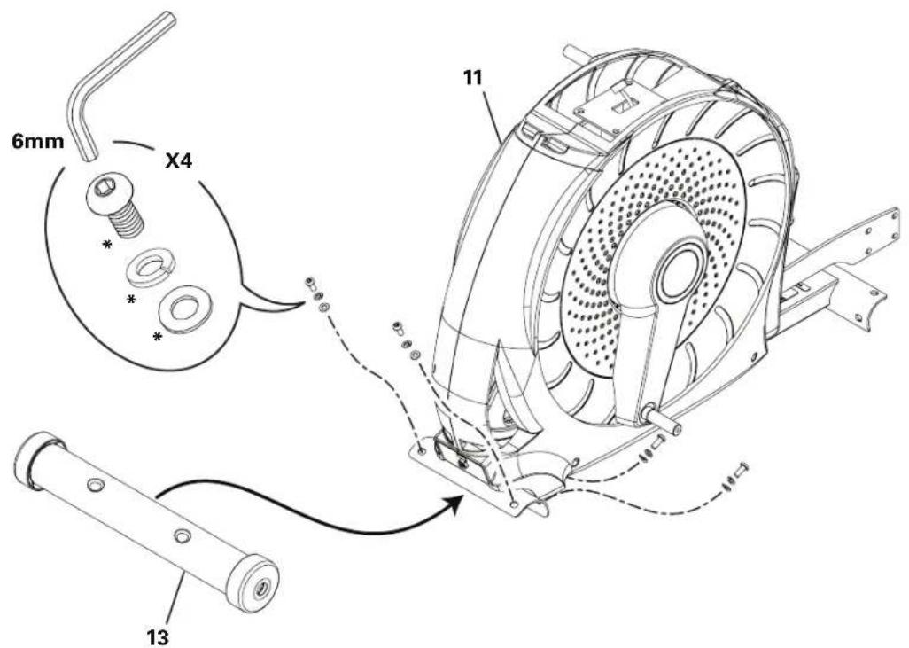 Schwinn 570E - Arrimez le stabilisateur avant au châssis - 1