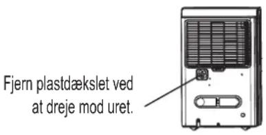 COMFEE MDDP50DEN7 - Dræning af pumpen (på nogle modeller) - 1