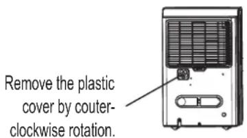 COMFEE MDDP50DEN7 - Pump draining (on some models) - 1