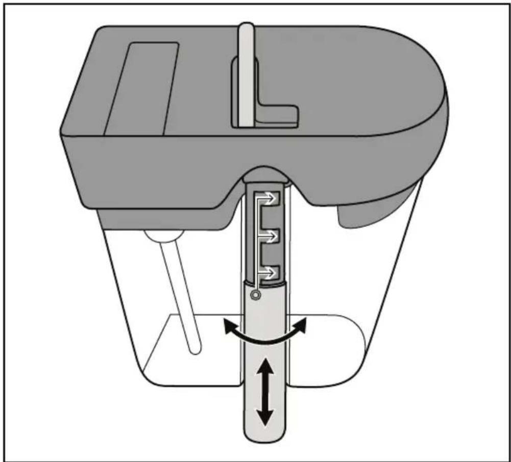 SILVERCREST SEMM 1470 A2 - Setting the milk nozzle - 1
