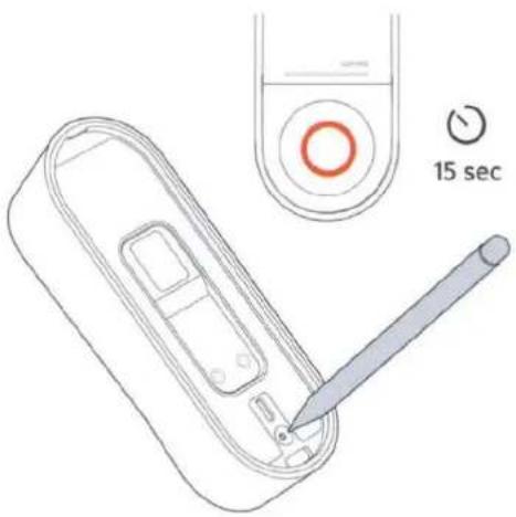 BELKIN Wemo Smart Video Doorbell - Réinitialiser le wi-fi - 2