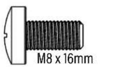 Secura QMF320B2 - TV Screws - 5